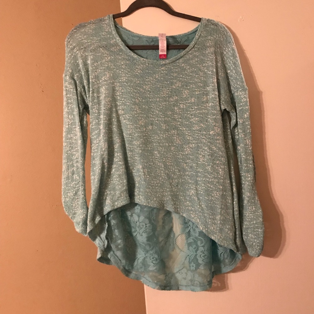 Open back long sleeve